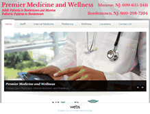 Tablet Screenshot of premier-medicine.com